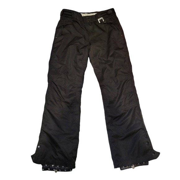 Ocean & Earth Pants - Ocean and Earth Womens Black Snowboard Ski Fleece Lined Pants XS